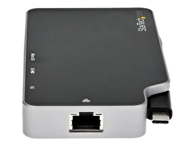 StarTech.com USB-C Multiport Adapter - USB-C auf 4K HDMI oder VGA mit 100W Power Delivery Pass-Through, 2-Port 10Gbit/s USB Hub, MicroSD, GbE - USB 3.1 Gen 2 Typ C Mini/Travel Dock (CDP2HVGUASPD) - Dockingstation - USB-C 3.1 Gen 2 / Thunderbolt 3 - VGA, H_6