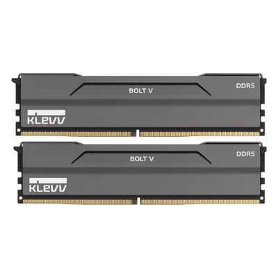 KLEVV RAM Bolt V - 32 GB (2 x 16 GB Kit) - DDR5 6000 UDIMM CL30 - Charcoal Grey_thumb