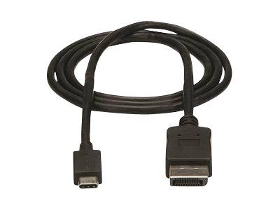 StarTech.com 3ft/1m USB C to DisplayPort 1.2 Cable 4K 60Hz - USB Type-C to DP Video Adapter Monitor Cable HBR2 - TB3 Compatible - Black - external video adapter - STM32F072CBU6 - black_3