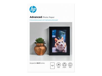 HP Fotopapier glänzend Advanced - 10 x 15 cm - 25 Blatt_2
