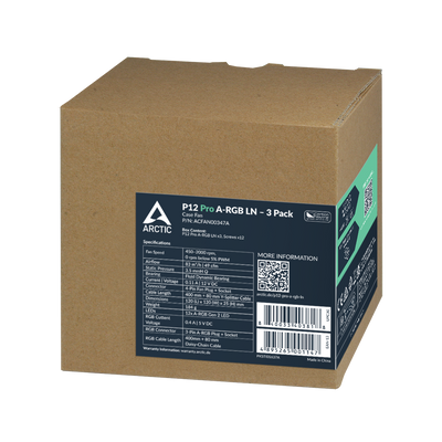 ARCTIC Lüfter P12 Pro A-RGB - 12 cm - 3er Pack_8