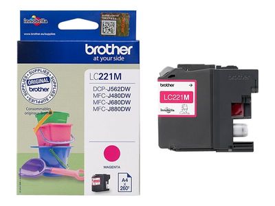 Brother LC221M - magenta - original - ink cartridge_3