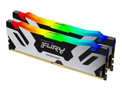 Kingston FURY RAM Renegade RGB - 96 GB (2 x 48 GB Kit) - DDR5 6400 UDIMM CL32_thumb