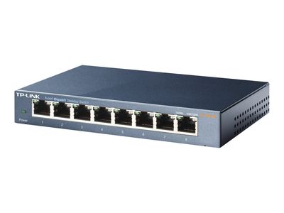 TP-Link TL-SG108 8-port Metal Gigabit Switch - switch - 8 ports - unmanaged_1