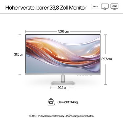 HP LED-Display 5 Series 524sh - 61 cm (24") - 1920 x 1080 Full HD_9