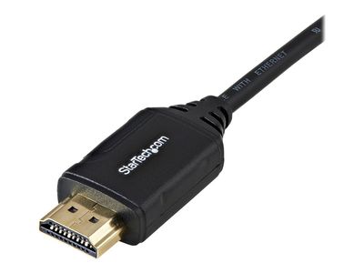 StarTech.com StarTech.com Premium Certified High Speed HDMI 2.0 Cable with Ethernet - 1.5ft 0.5m - HDR 4K 60Hz - 20 inch Short HDMI Male to Male Cord (HDMM50CMP) - HDMI with Ethernet cable - 50 cm_4