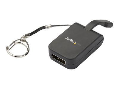 StarTech.com Compact USB C to DisplayPort 1.4 Adapter - 8K 60Hz DSC/4K USB Type-C to DP Video Converter w/ Keychain Ring - TB3 Compatible - USB / DisplayPort adapter_1