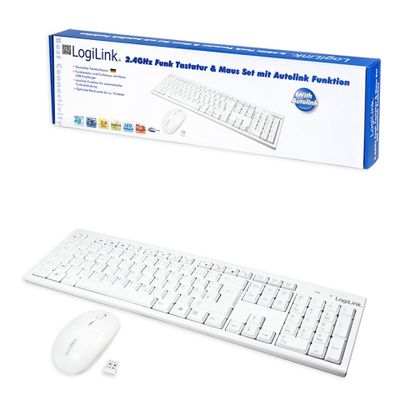 LogiLink Tastatur-und-Maus-Set ID0104W - Weiß_3