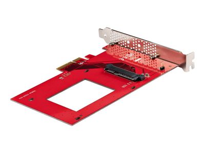 StarTech.com U.3 to PCIe Adapter Card, PCIe 4.0 x4 Adapter For 2.5" U.3 NVMe SSDs, SFF-TA-1001 PCI Express Add-in Card for Desktops/Servers, TAA Compliant - OS Independent (PEX4SFF8639U3) - Schnittstellenadapter - U.3 NVMe - PCIe 4.0 x4 - TAA-konform_3