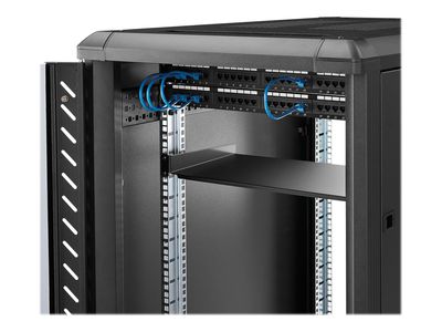 StarTech.com 1U Server Rack Cabinet Shelf - Fixed 10" Deep Cantilever Rackmount Tray for 19" Data/AV/Network Enclosure w/cage nuts, screws rack shelf - 1U_5