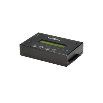 StarTech.com 1:1 Hard Drive Duplicator and Eraser for 2.5" & 3.5" SATA HDD SSD - LCD & RS-232  - 14GBpm Duplication Speed - Cloner & Wiper (SATDUP11) - hard drive duplicator_2