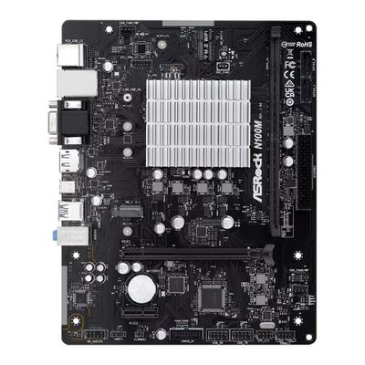 ASRock Mainboard N100M - micro ATX - NA (integrated CPU) - Intel UHD Graphics_2