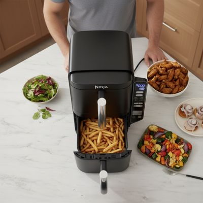 Ninja Double Stack 2-Ebenen Heißluftfritteuse 7,6 L - SL300EU_6