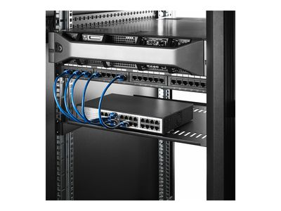 StarTech.com 2-Pack 1U Server Rack Shelf, Vented, 44lb Capacity, 16" Deep (CABSHELF116V2PK) - Rack - Regal - 1U_2