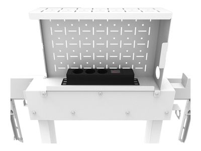 Neomounts WL55-875WH1 mounting kit - motorized - for flat panel - white_10