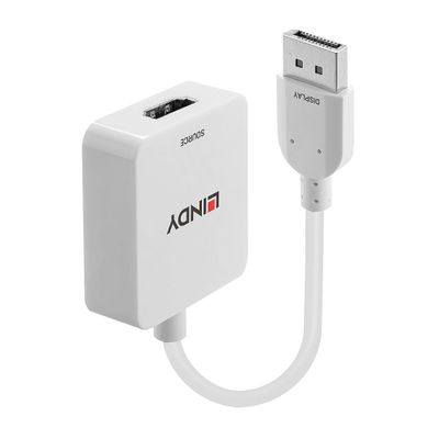 Lindy 38303 Videokabel-Adapter 0,095 m HDMI Typ A (Standard) DisplayPort Weiß_thumb