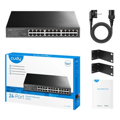 Cudy Switch GS1024 - 24 Ports - 24x GE (10/100/1000)_3