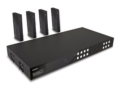 LINDY - Sender + 4 Empfänger - Video-, Audio-, Infrarot- und serielle Erweiterung - HDBaseT_thumb