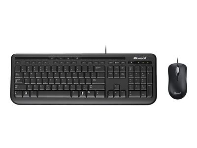 Microsoft Tastatur- und Maus-Set Wired Desktop 600 - Schwarz_thumb