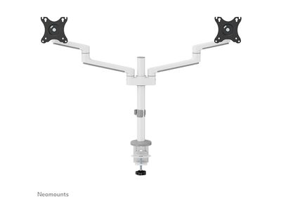 Neomounts DS60-425WH2 mounting kit - full-motion - for 2 monitors - white_2