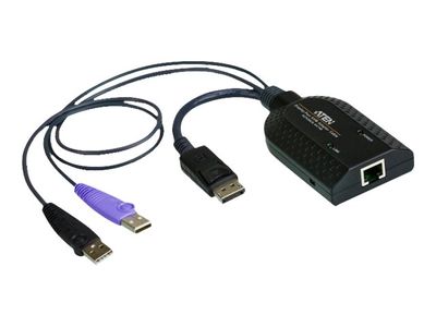 ATEN DisplayPort and USB KVM Adapter cable with Smart-Card reader KA7169_thumb