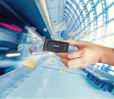 Kingston external hard drive XS1000 - 1 TB - USB 3.2 Gen 2 - black_13
