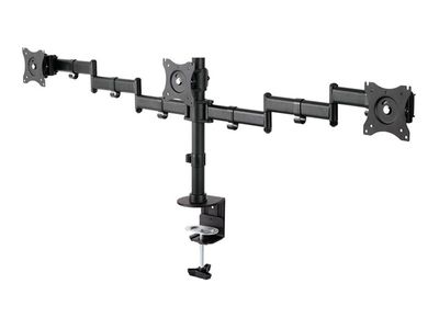 Neomounts NM-D135D3 mounting kit - full-motion - for 3 LCD displays - black_2