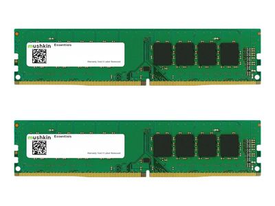 Mushkin Essentials - DDR4 - kit - 64 GB: 2 x 32 GB - DIMM 288-pin - 2933 MHz / PC4-23400 - unbuffered_thumb