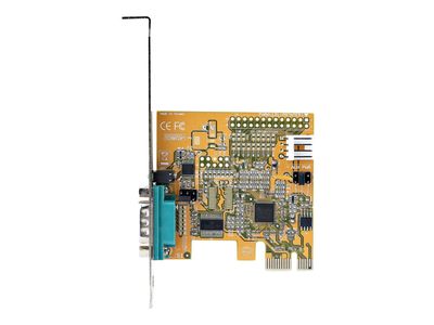 StarTech.com PCI Express Serial Card, PCIe to RS232 (DB9) Serial Interface Card, PC Serial Card with 16C1050 UART, Standard or Low Profile Brackets, COM Retention, For Windows & Linux - PCIe to DB9 Card (11050-PC-SERIAL-CARD) - Serieller Adapter - PCIe 2._4