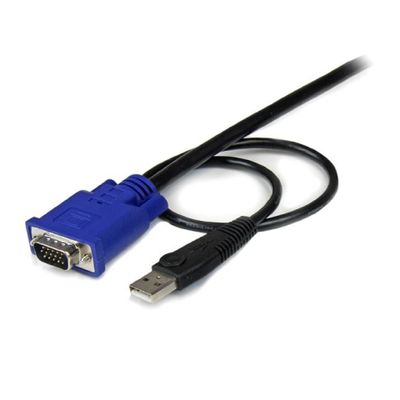 StarTech.com 15 ft 2-in-1 Ultra Thin USB KVM Cable - video / USB cable - 4.57 m_2