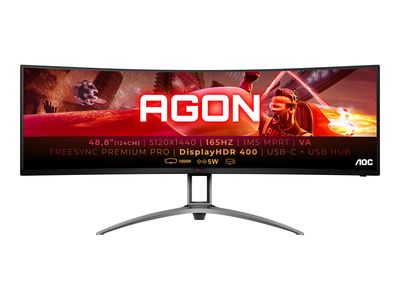AOC LED Curved-Display Gaming AG493UCX - 124.5 cm (49") - 5120 x 1440 DQHD_thumb