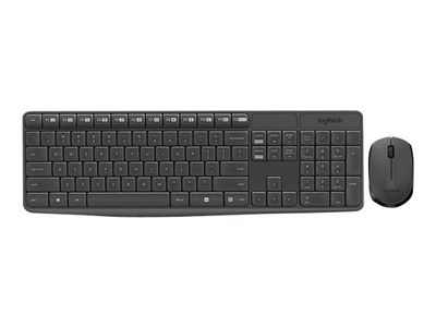 Logitech Tastatur- und Maus-Set MK235 - US Layout - Grau_thumb