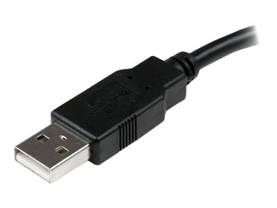 StarTech.com 6in USB 2.0 Extension Adapter Cable A to A - M/F - USB extension cable - USB (M) to USB (F) - USB 2.0 - 5.9 in - black - USBEXTAA6IN - USB extension cable - USB to USB - 15 cm_3