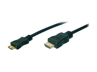 DIGITUS High Speed HDMI Anschlusskabel - HDMI Typ-C (mini) Stecker/HDMI Typ-A Stecker - 2 m_thumb