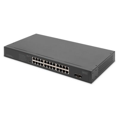 DIGITUS - switch - 19" - 24 ports - unmanaged - rack-mountable_2