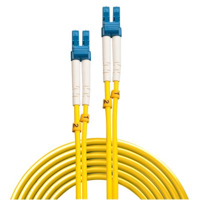 Lindy 47453 InfiniBand/Glasfaserkabel 5 m LC Blau, Weiß, Gelb_2