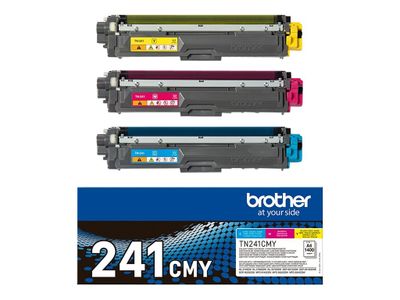 Brother TN241CMY - 3er-Pack - Gelb, Cyan, Magenta - original - Tonerpatrone_thumb