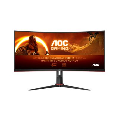 AOC Curved-Monitor G2 CU34G2XP/BK - 86.4 cm (34") - 3440 x 1440 WQHD_thumb