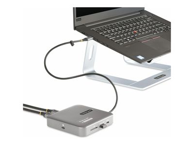 StarTech.com Universal USB C multiport adapter - Apple M1/M2 Dual Display compatible - DisplayLink Cert Dual 4K 60Hz HDMI 2.0b - 1xA/1xC USB 3.2 10Gbps hub | 100W PD charging - Type-C Mini docking station - Power adapter/bus powered - Win/Chrome/macOS - D_3