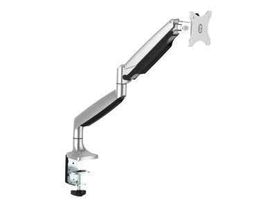 StarTech.com Desk Mount Monitor Arm - Full Motion Articulating - Monitors 12" to 34" Adjustable VESA Single Monitor Arm - Desk & Grommet Clamp -Silver (ARMPIVOTHD) - desk mount (adjustable arm)_1
