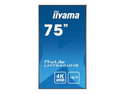 iiyama LED-Display ProLite LH7542UHS-B3 - 190 cm (75") - 3840 x 2160 4K_2