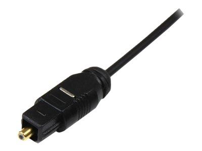 StarTech.com 15 ft Thin Toslink Digital Optical SPDIF Audio Cable - 15ft / 15 Feet Optical Audio Cable (THINTOS15) - digital audio cable (optical) - 4.6 m_2