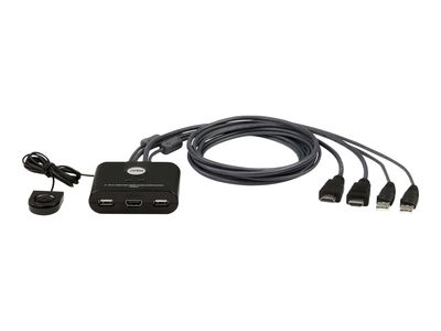 ATEN CS22HF - KVM-/USB-Switch - 2 Anschlüsse_thumb