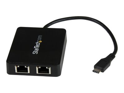 StarTech.com Dual Network Adapter US1GC301AU2R - USB-C_3