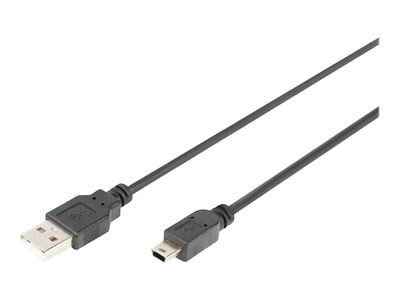 DIGITUS - USB-Kabel - USB zu Mini-USB, Typ B - 3 m_1
