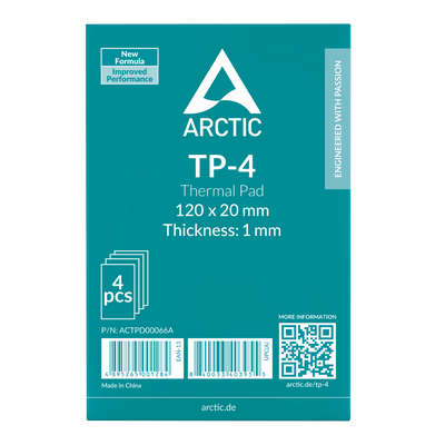 ARCTIC Thermal Pad TP-4 - 120 x 120 mm - 1 mm - 4er Pack_3