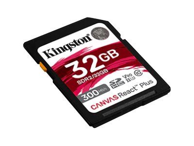 Kingston Canvas React Plus - flash memory card - 32 GB - SDXC UHS-II_2
