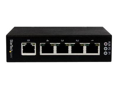 StarTech.com 5 Port Unmanaged Industrieller Gigabit Ethernet Switch - Hutschienen- / Wandmontierbar - DIN-Schienen GbE Netzwerk Switch - Switch - 5 Anschlüsse_2