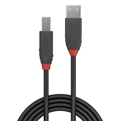 Lindy USB cable 36675 Anthra Line - USB-A / USB-B - 5 m_2
