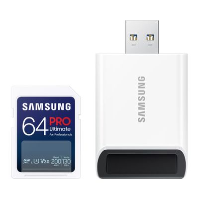 Samsung PRO Ultimate MB-SY64SB - flash memory card - 64 GB - SDXC UHS-I_thumb